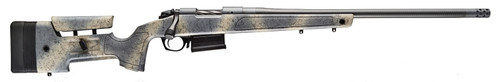 Bergara B-14 HMR 7mm PRC, 22" Barrel, Black, Woodland Camo, Mini-Chasis Stock, 5rd - Bergara | The Gun Shop