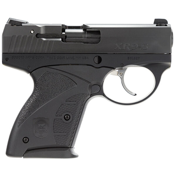 Boberg XR9-S Shorty Onyx DAO 9mm, 3.35" Barrel, Black Zytel Grip, Black, 7rdrd