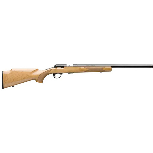 Browning T-Bolt Target SR 22 LR, 20" Threaded Barrel, Gloss AAA Maple, Black Rec, 10rd - Browning | The Gun Shop
