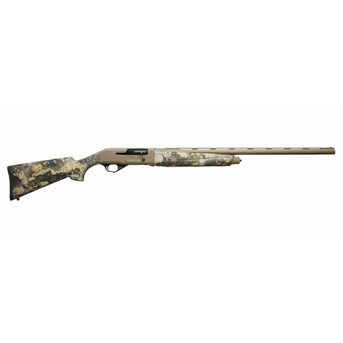 Charles Daly 601 Field 12 Ga, 3", 28" Vent Rib Barrel, Steel, Flat Dark Earth Cerakote, Sythetic True Timber Prairie Camo Stock, Fiber Optic Front Sight, 3 Choke Tubes (Beretta/Benelli)- F,M,IC, 4rd - Chiappa | The Gun Shop