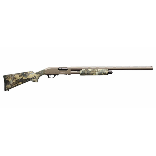 Charles Daly 301 Turkey 12 Ga, 3", 28" Vent Rib Barrel, Steel, Flat Dark Earth Cerakote, Sythetic True Timber Prairie Camo Stock, Fiber Optic Front Sight, 3 Choke Tubes (Beretta/Benelli)- F,M,IC, 4rd - Chiappa | The Gun Shop