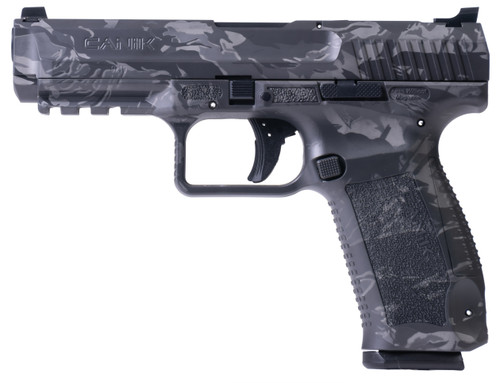 Canik TP9SF 9mm, 4.46" Barrel, Tiger Dark Gray, Includes Holster, 18rd - Canik | The Gun Shop