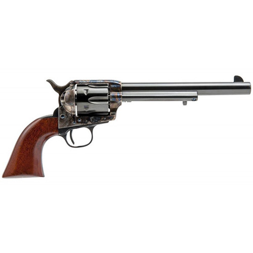 Cimarron Model P 45 Colt, 7.5" Barrel, Case Hardened Frame, Walnut Grip, 6rd - Cimarron Firearms | The Gun Shop