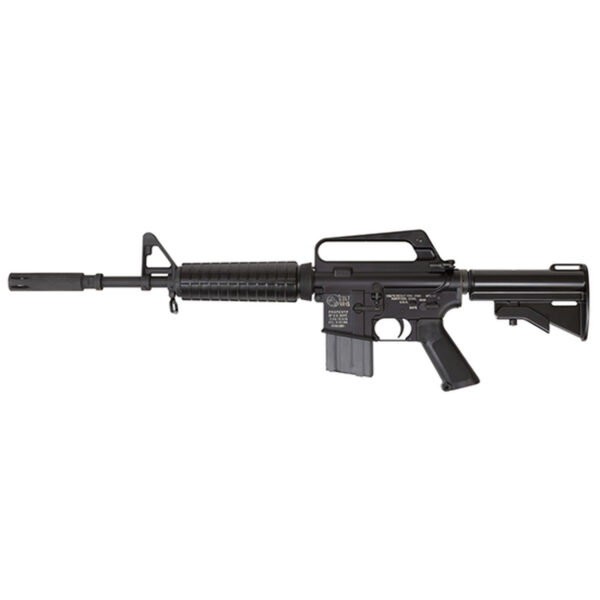 Colt GAU-5/A/A RETRO CARBINE, Semi-automatic, AR, 223 Rem/556NATO, 16.1" Barrel, A1 Sight, Original Aluminum Die Cast Stock with Vinyl Acetate Coating, US Property Marked Rollmarks, Black, 1:12 Twist, 20Rd USGI Mag