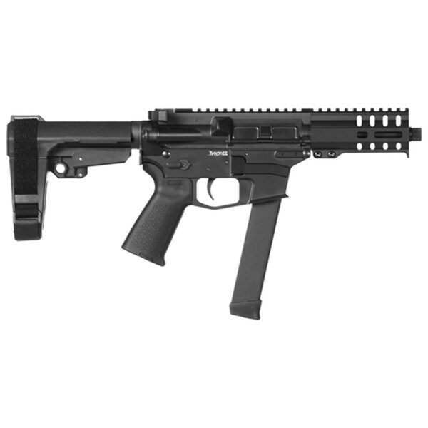 CMMG Banshee 300 MKGS 9mm, 5" Barrel, Titanium, Black Magpul, RipBrace, 33rd