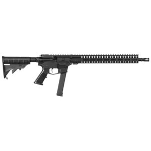 CMMG Resolute 100 9mm, 16.1" 1:10 Threaded Barrel, Black, A2 Grip Hider, M4 Stock, M-LOK Handguard, 33rd Glock Mag