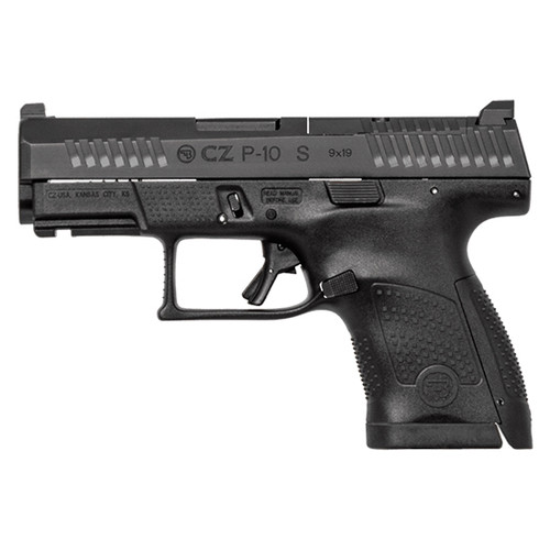 CZ P-10S 9mm, 3.5" Barrel, Black, Optics Ready, 12rd - CZ USA | The Gun Shop