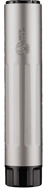 Dead Air Armament Mask-22, Rimfire Suppressor, 22 LR, 17-4PH & Titanium, Bead Blasted Finish, Silver - Class 3 | The Gun Shop