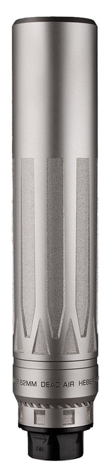 Dead Air Armament Nomad LTi XC, Suppressor, 8.8" Length, Rated Up to 300 Remington Ultra Magnum, Titanium, Bead Blasted Finish, Silver, Xeno Adapter & DA124 Omni Brake - Class 3 | The Gun Shop