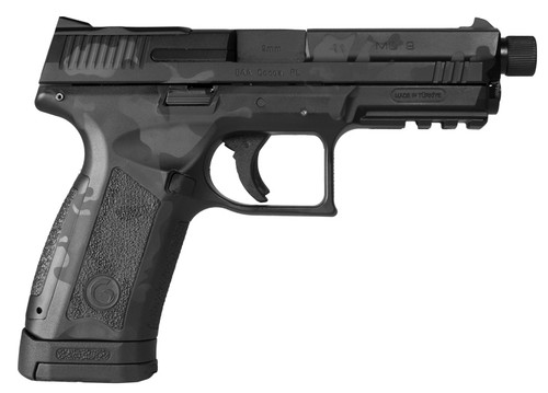 Girsan MC9 Disrupter 9mm, 4.6" Threaded Barrel, Black Camo, Optics Ready, 17rd - 1911 Guns | The Gun Shop