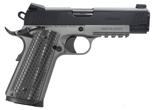 Girsan MC1911C Untouchable 9mm, 4.4" Barrel, Black/Silver, G10 Grips, 9rd - 1911 Guns | The Gun Shop