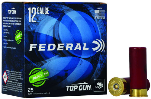 Federal Top Gun 12 Ga, 2.75", 1 oz, 7.5 Steel Shot, 25rd Box - Ammo | The Gun Shop