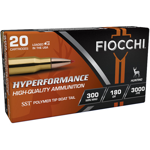 Fiocchi 300 Winchester Magnum, 180gr, Super Shock Tip, 200rd Case - Ammo | The Gun Shop