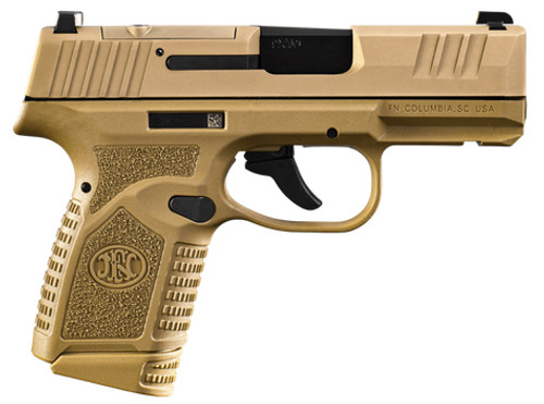 FN Reflex MRD 9mm, 3.3" Barrel, Flat Dark Earth, NMS, Optics Ready, 15rd - Firearm | The Gun Shop