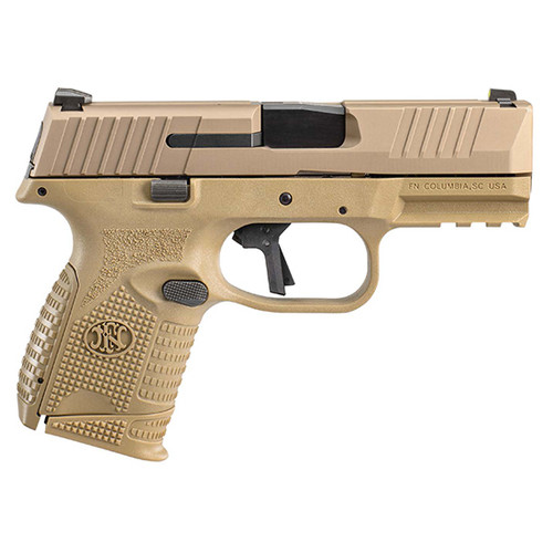 FN 509 Compact 9mm, 3.7" Barrel, Flat Dark Earth, 10rd - Concealed Carry Guns | The Gun Shop
