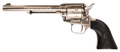 Heritage Rough Rider 22 LR, 6.50" Barrel, Nickel Aluminum Frame, 6rd - Firearm | The Gun Shop