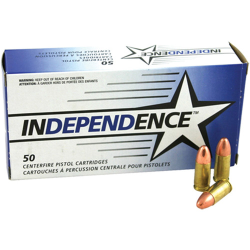 Federal Independence 380 ACP, 95gr, Full Metal Jacket, 500rd Box - Ammo | The Gun Shop