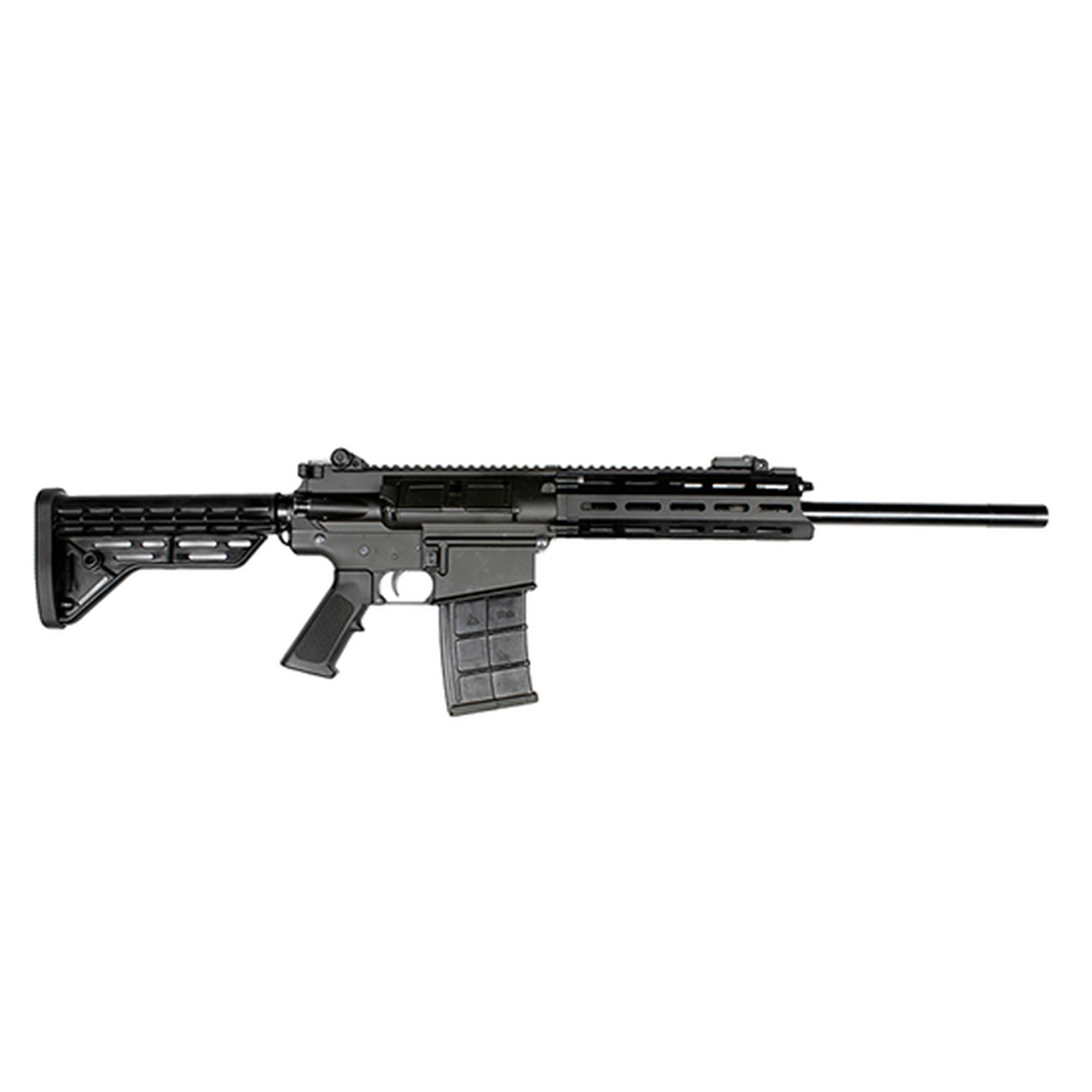 JTS M12-R, AR-15 Type 12 Ga 3", 18.7" Barrel, Cylinder Choke, Polymer Grip, Fixed Stock, M-LOK, 5Rd, 2 Mag