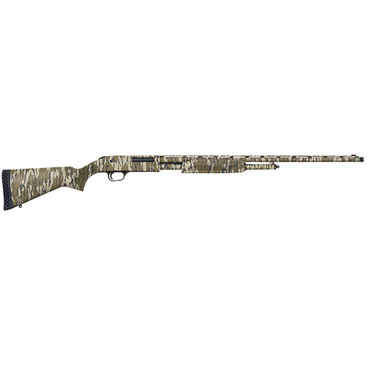 Mossberg 500 Turkey Hunter 410 Ga, 3" Chamber, 26" Vent Rib Barrel, Mossy Oak Bottomland, Bead Fiber Optic, 6rd
