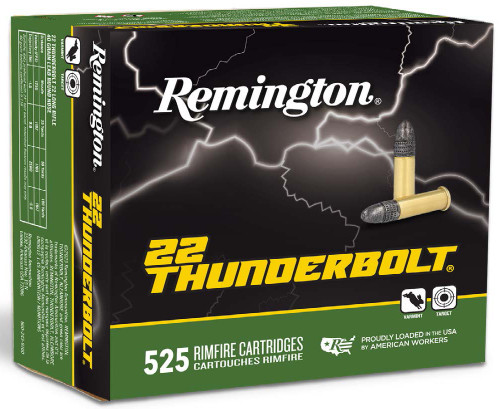 Remington Thunderbolt 22 LR, 40gr, Lead Round Nose, 525rd Box - Ammo | The Gun Shop