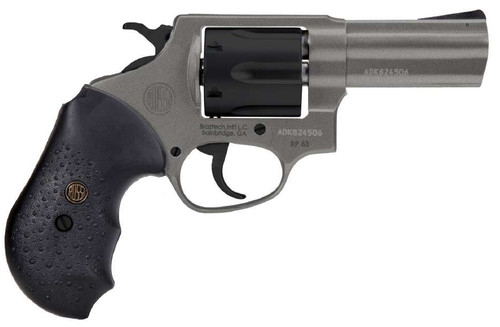Rossi RP63 357 Magnum, 3" Barrel, Tungsten, Rubber Grips, 6rd - Firearm | The Gun Shop