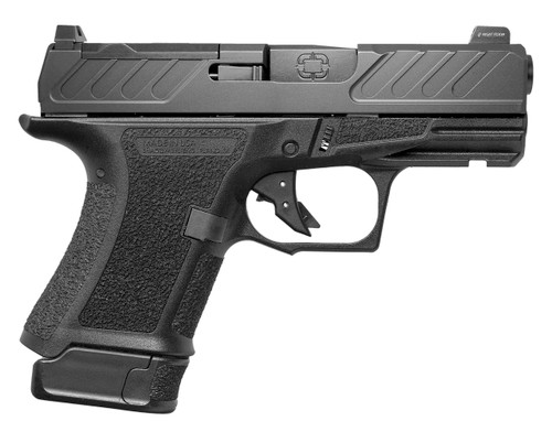 Shadow Systems CR920 9mm, 3.4" Barrel, Black, Includes Magazines, Pinky Base Plate Magazine Extension, Optics Plate, 13rd - Concealed Carry Guns | The Gun Shop