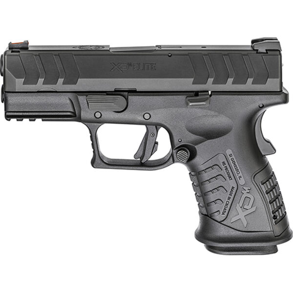 Springfield XDM Compact 9mm, 3.8" Barrel, Black, Fixed Sights, 14rd