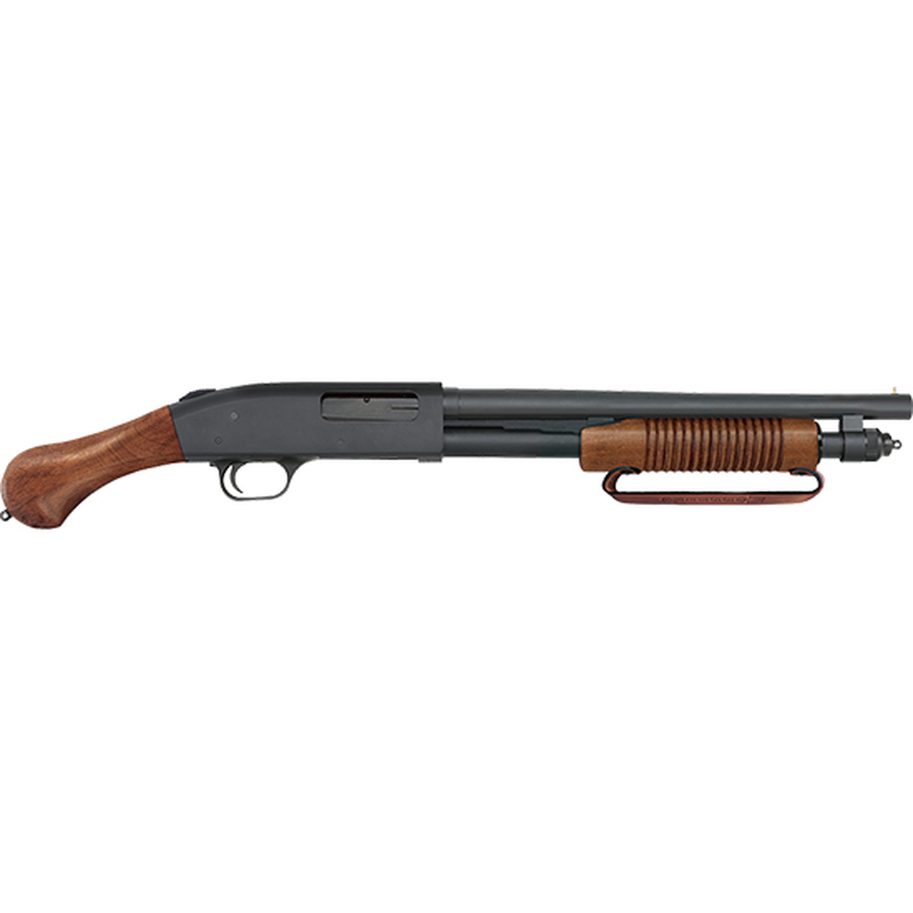 Mossberg 590 Night Stick 20 Gauge 14" Bluue, Wood, 6 Shot