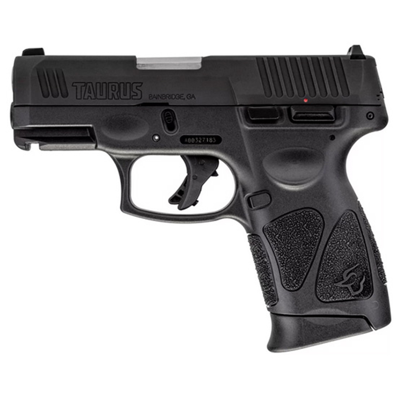 Taurus G3C 9mm, 3.26" Barrel, Matte Finish, Black, Fixed Sights, Manual Thumb Safety, 10rd - Concealed Carry Guns | The Gun Shop