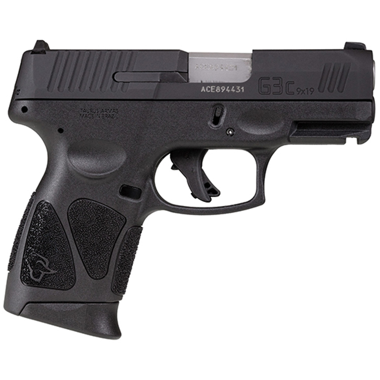 Taurus G3C 9mm, 3.26" Barrel, No Thumb Safety, Black, 12rd - Taurus | The Gun Shop