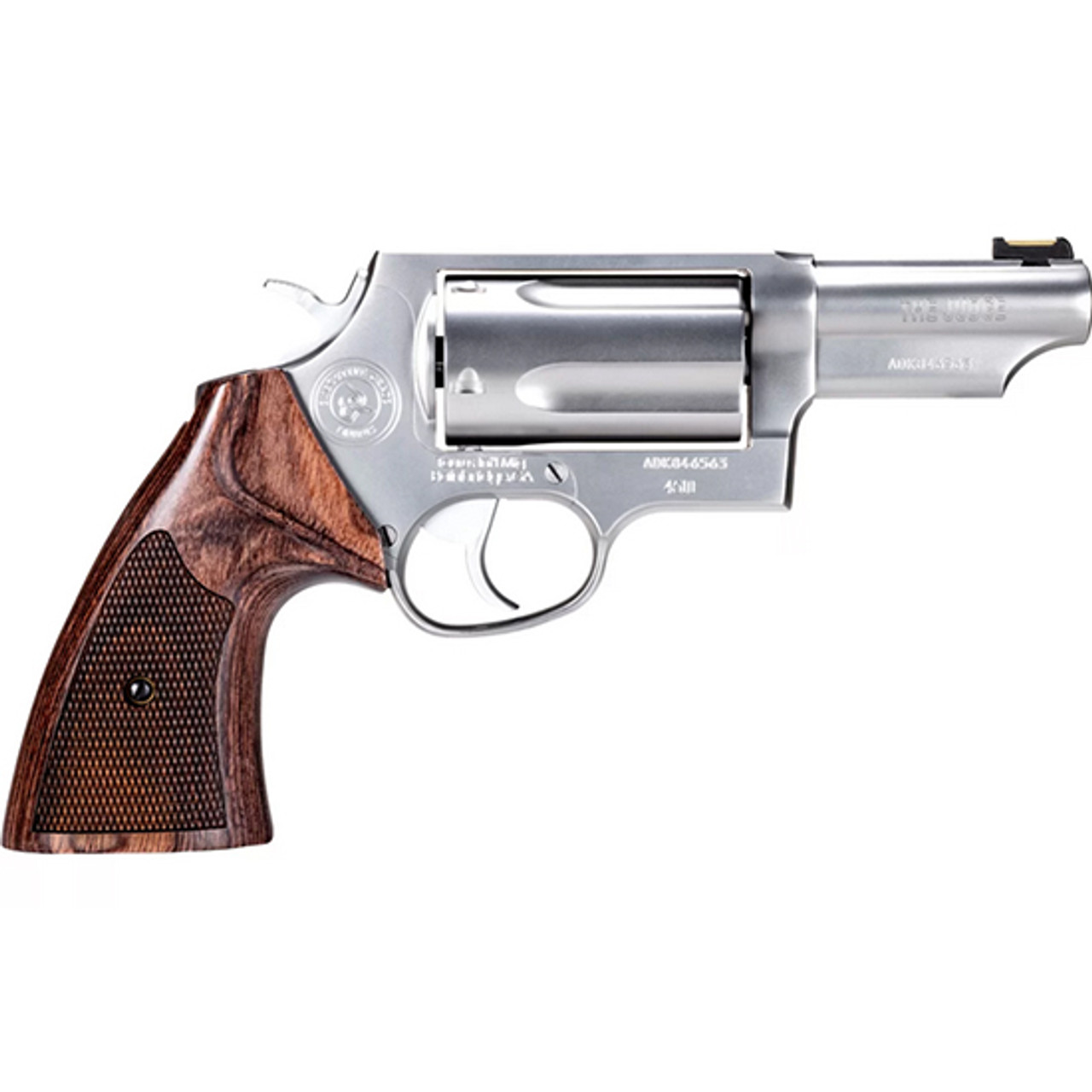 Taurus Judge Executive 410 Ga/45 Long Colt, 3" Barrel, Stainless, Rubber Grips, 5rd - Home Defense Guns | The Gun Shop