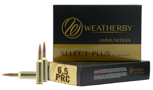 Weatherby Select Plus 6.5 PRC, 124gr, Hollow Point, 20rd Box - Ammo | The Gun Shop