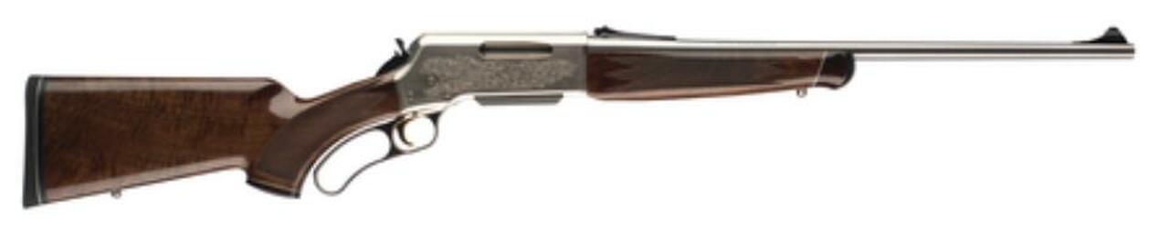 Browning BLR White Gold Medallion .270 Win Short Magnum 22" Polished Stainless Steel Barrel Adjustable Sights Grade IV/V Walnut Stock with Gloss Finish