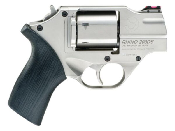 Chiappa Whtie Rhino Revolver .40 SW 2" Barrel, Rubber Grip Brown Holster Included 5 Moonclips 6rds