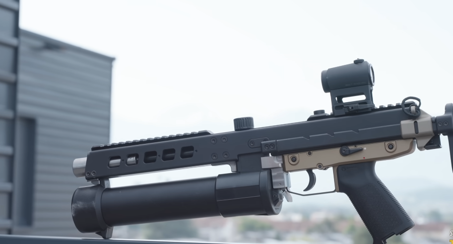 B&T KH9B Subgun - 9mm Semi-Auto Pistol with Folding Stock - Triggers | The Gun Shop