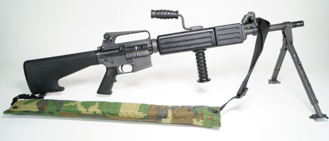 Colt M-16A1 M16 556 Light Machine Gun Upper with Drum