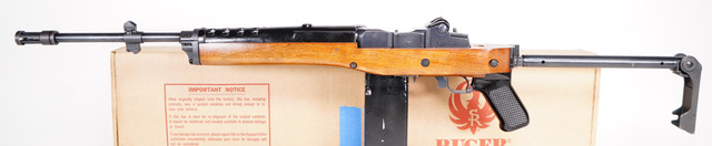 Ruger AC556 223 Blued Side Folder with box