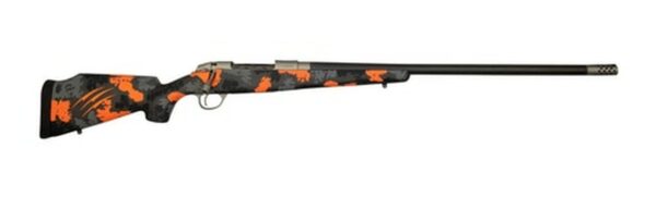 Fierce CT EDGE .30 Nosler, 26" Carbon Barrel, Carbon Stock /w Orange Accent, 4rd