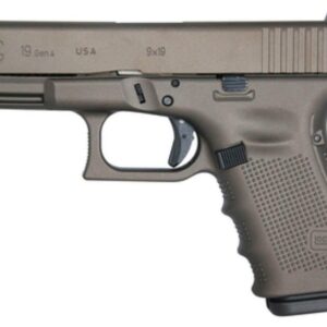 Glock 19 Gen4 Tactical Bronze Cerakote 9mm 4" Barrel USA Made 15rd Mag