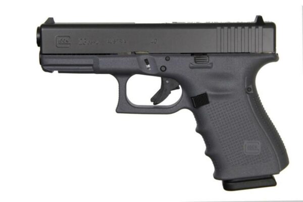Glock G23 Gen4, .40 S&W, 4.0",, , Gray Frame, FS, 10 rd