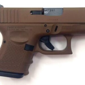 Glock 27 G4, .40 S&W, Full Flat Dark Eath, 9rd, Fixed Sights