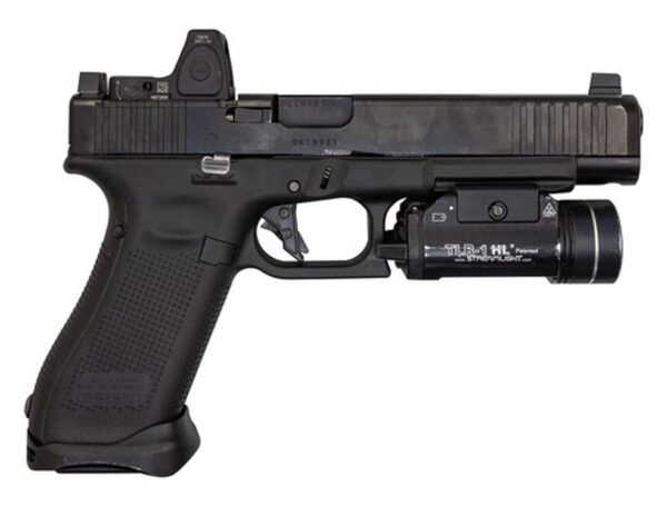 Glock G34 Gen5 MOS 9mm, Used, 5.3" Barrel, Suppressor Sights, Front Serrations, 17rd