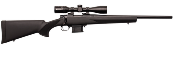 Howa Mini Action Rifle Package 7.62x39mm, 22" Barrel, Blued, Black Synthetic Stock, 10rd