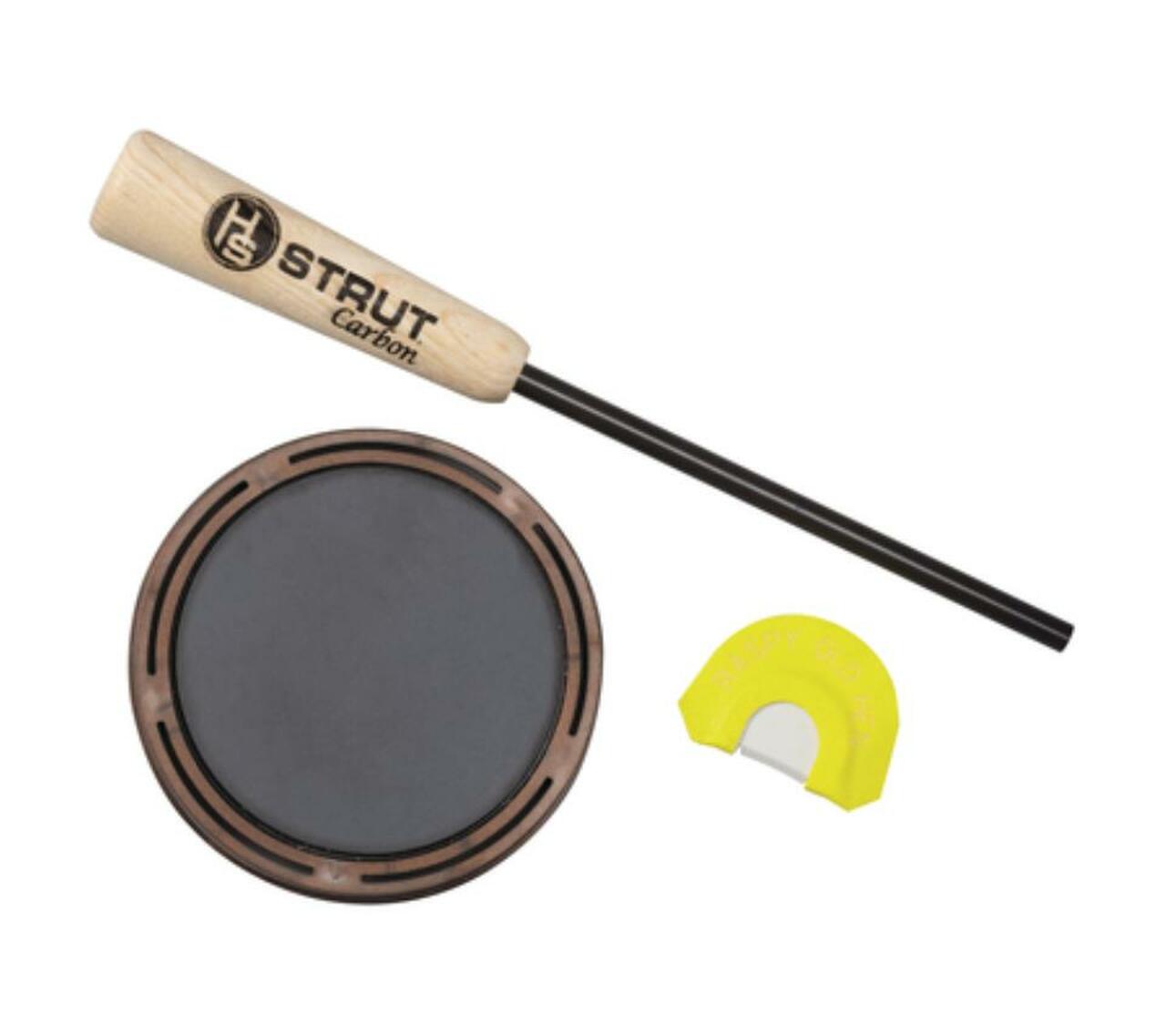 Hunter's Specialties Raspy Old Hen Slate with Carbon Striker Includes Premium Flex Raspy Old Hen Diaphragm Call