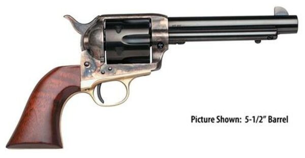 Taylor's 1873 Ranch Hand 45 Colt 4.75" 6rd Walnut CH Frame Blued