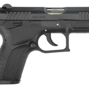 Bersa S/D 9mm 3.4" Barrel, Black Polymer Grip Black Pistol Stainless barrel, 12rd