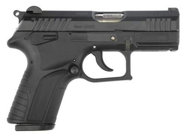 Bersa S/D 9mm 3.4" Barrel, Black Polymer Grip Black Pistol Stainless barrel, 12rd