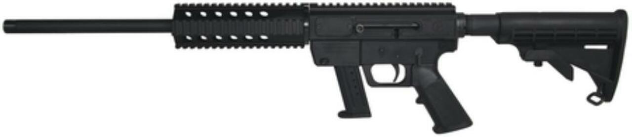 Just Right Carbine 9mm 17" Threaded Barrel Collapsible M4 Stock Black Finish Quad Rail Forend 17rd Smith & Wesson M&P Magazine