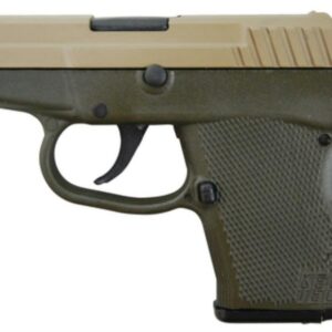Kel-Tec P-32 .32 ACP 2.68" Barrel Cerakote Tan Slide Cerakote Olive Drab Green Grip/Frame Double Action Only 7rd