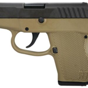 KelTec P-3AT .380 ACP 2.76" Cerakote Tan Grip/Frame, 6 Rd Mag